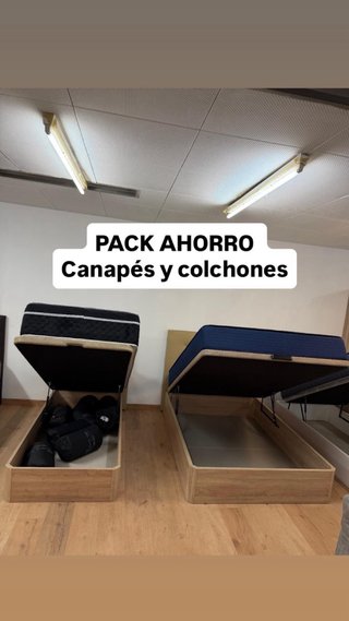 Canapés y colchones 160x200 180x200 en oferta