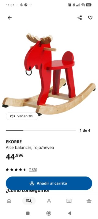 Alce balancín Ekorre rojo