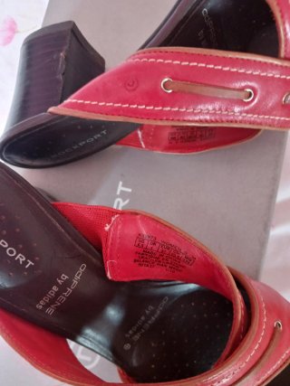 Sandalias Rockport Piel Rojas Talla X