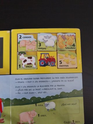 Cuento en la granja (Coloca y lee)