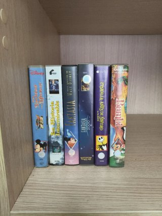 Cintas VHS Disney Clásicos (Español)