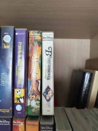 Cintas VHS Disney Clásicos (Español)