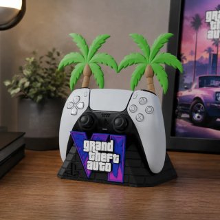 Soporte Mando GTA VI con Palmeras