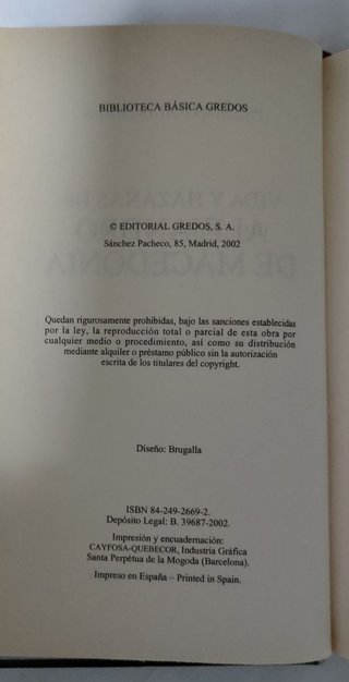 Vida y hazañas de Alejandro de Macedonia