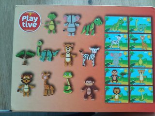 Juego magnético de animales para montar