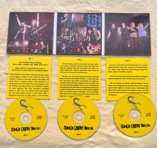Bon Jovi 3CD Hard Rock Calling Live Hyde Park 2011