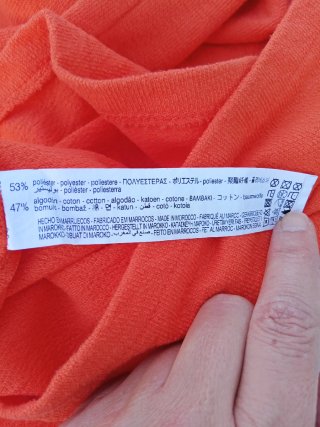 Jerseys de punto Zara Naranja