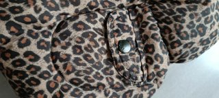 Chaleco estampado leopardo