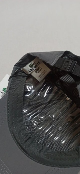 Berretto Lacoste Grigio Nuovo