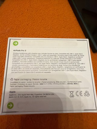 Airpods Pro 3 Originali Bianchi