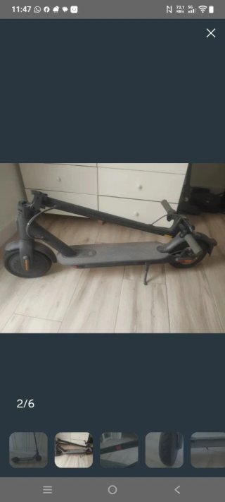Patinete Eléctrico Gris