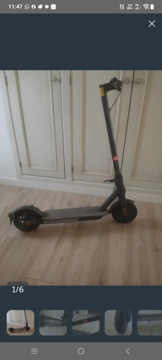 Patinete Eléctrico Gris