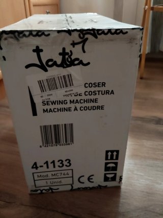 Máquina de coser Jata 744 Selección