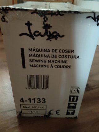 Máquina de coser Jata 744 Selección