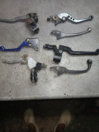 Manetas de moto varias