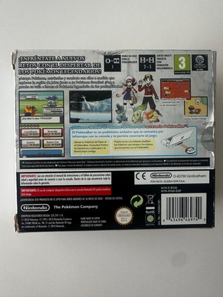 Caja Pokémon Soulsilver Edición Plata