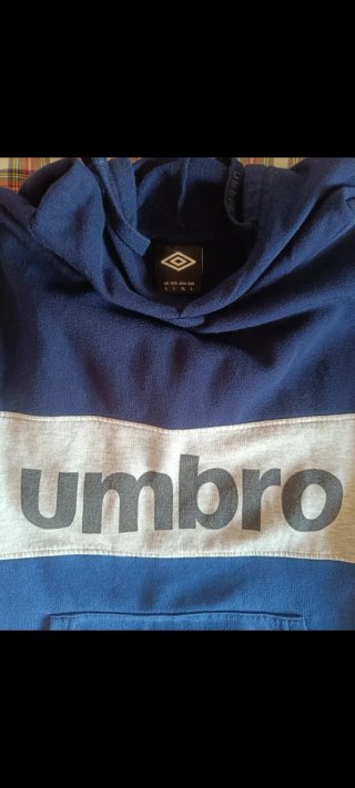 Sudadera Umbro Azul y Gris