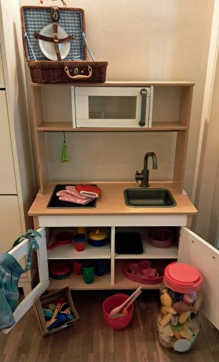 Cocinita Ikea Madera Completa