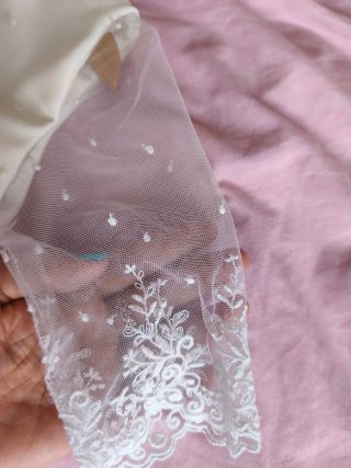 Vestido niña ceremonia blanco tul