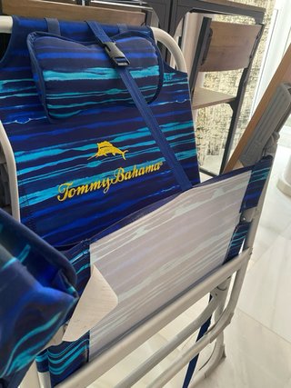 2 Sillas de Playa Tommy Bahama Azul A ESTRENAR