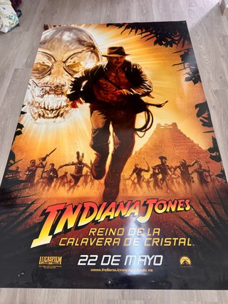 Cartel Indiana Jones y el Reino de la Calavera de