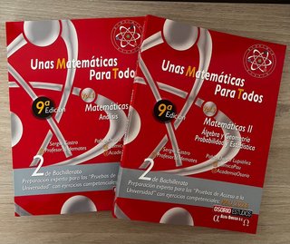 Unas Matemáticas Para Todos 2 Volúmenes