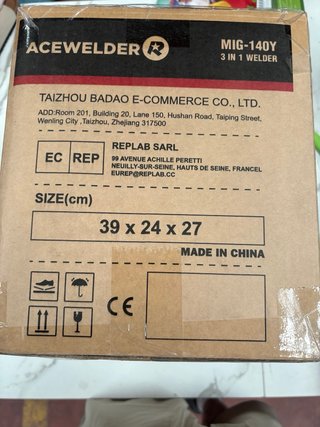 Máquina Soldar Inversora Portátil Acewelder MIG-14