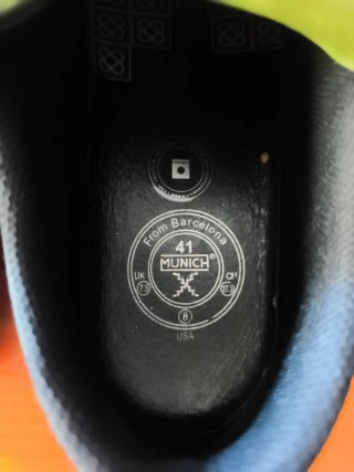 Zapatillas Munich Negras y Verdes