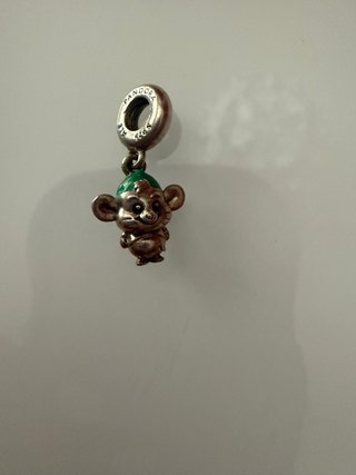 Pandora Charm Gus Gus Verde y Plata