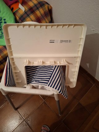 Trona Ikea Antilop Blanca con Bandeja