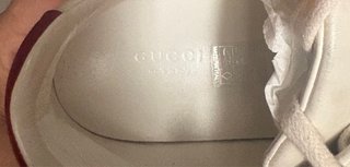 Zapatillas Gucci Blancas y Rojas. Unisex