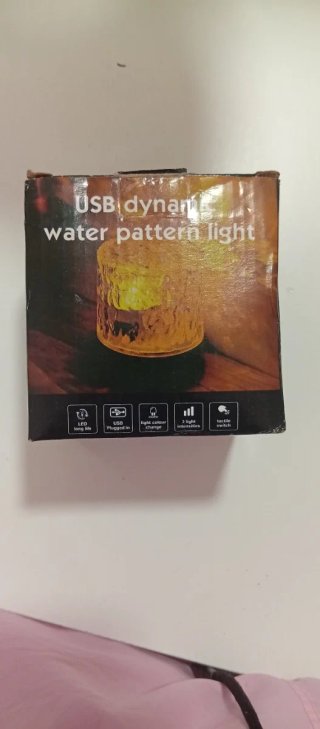 Lámpara USB Patrón Agua