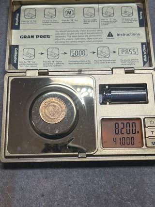 Moneda Oro Doblon 100 Reales 1850 Reina