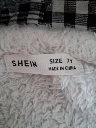 Abrigo niño gris talla 7
