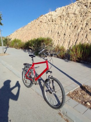 Bicicleta Cannondale Roja