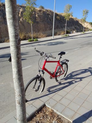 Bicicleta Cannondale Roja