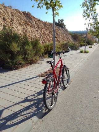 Bicicleta Cannondale Roja
