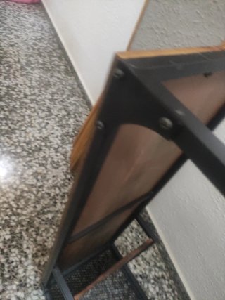 Mesa multiusos madera y metal
