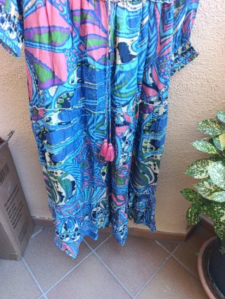 Vestido XL Estampado Etcétera Flora