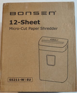 Trituradora de papel microcorte P-4 – 12 hojas