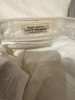 Shorts Levi's Mujer 501 Blancos Talla 23 (xxs/xs)