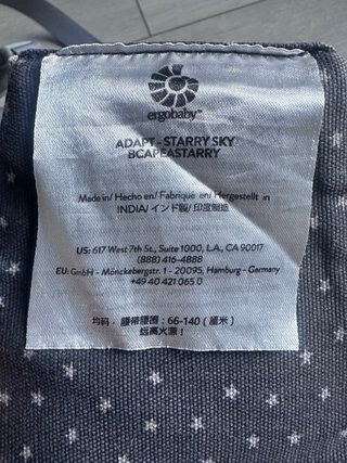 Mochila Ergobaby Adapt + Funda abrigo all weather