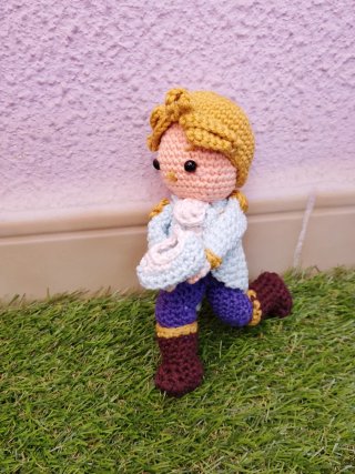 Cenicienta y Príncipe Amigurumi