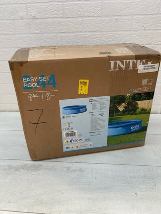 Piscina Hinchable 244x61 cm  Intex Easy Set Azul