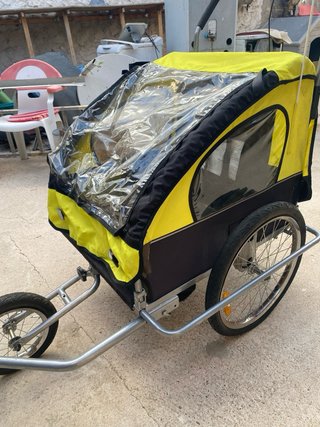 Carro bici paseo niño