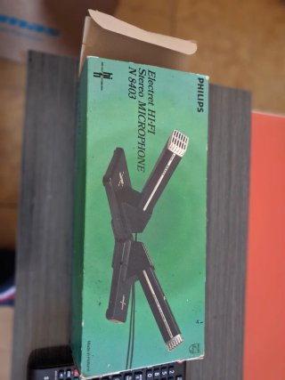 Philips Electret Hi-Fi Stereo Microphone N 8403