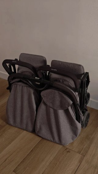 Inglesina Twin Sketch Carrito Gemelar Gris