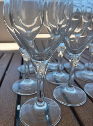 Juego de 6 copas vino y 6 copas de agua