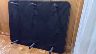 Base Cama Tapizada Marrón