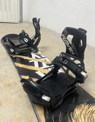 Tabla Snowboard Raven Grizzly + Fijaciones